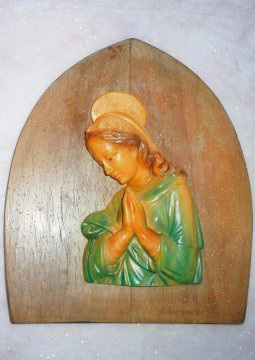 Maria auf Holz